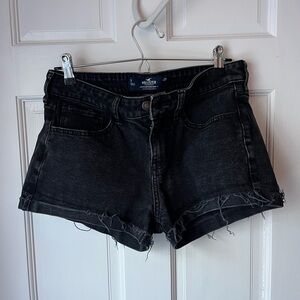 Hollister Black Jean Shorts